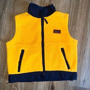 Ralph Lauren Bright Yellow and Navy Kids Vest